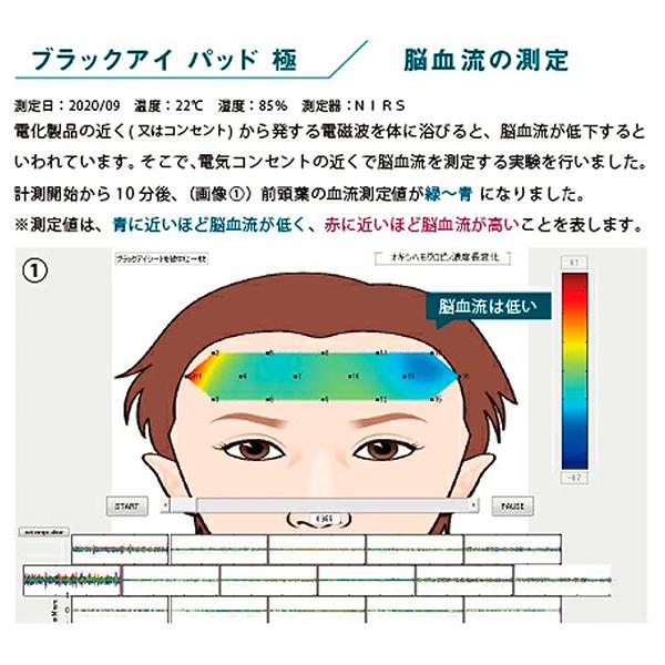 ブラックアイパッド 極 ナノ ユニカ 電磁波対策 電磁波カット 医学博士