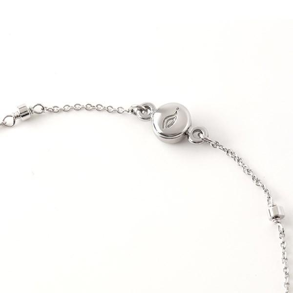 磁気ネックレス おしゃれ 女性 スリーストーン シルバー マグネット式留具 エポラージュ 女性 | ブランド登録なし | 09