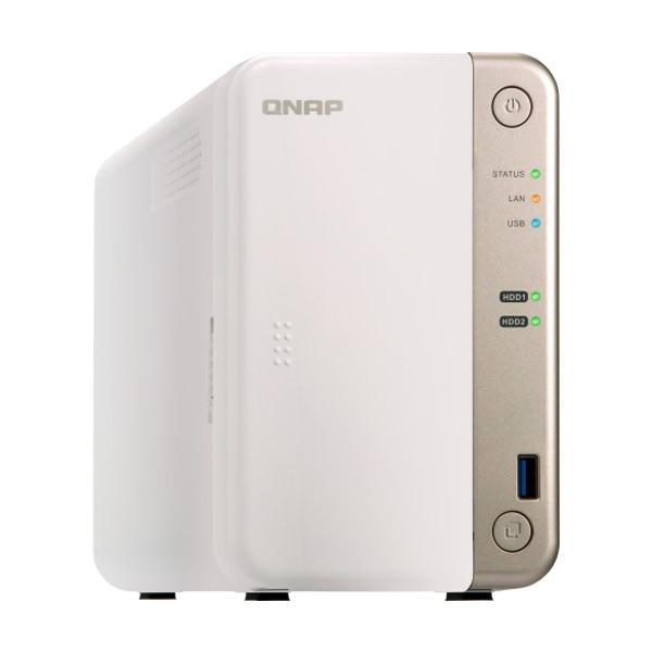QNAP TS-251B 2ベイ NAS 本体 QNAP QNAP NAS TS-251B HDD-LESS 2ベイ メモリ2GB 2年保証付き : MWJ