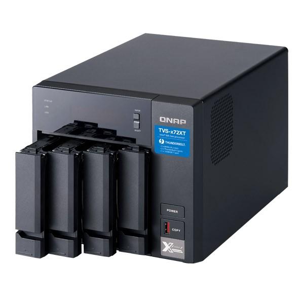 QNAP TVS-472XT NAS 本体 QNAP QNAP NAS TVS-472XT HDD-LESS 日本国内代理店 2年保証付き : MWJ