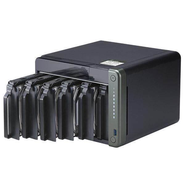 QNAP QNAP TS-653D 単体モデル メモリ 4GB HDD-LESS NAS 2年保証 : MWJ