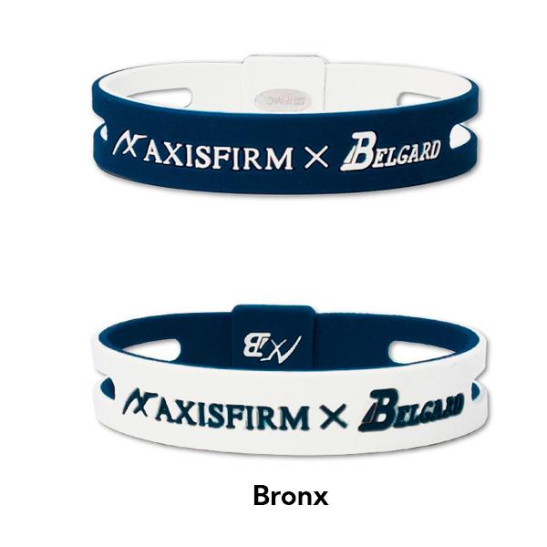 【新品未使用】AXF×Belgard　シリコンブレスレッド　Black アクセフ シリコンブレスレット リバーシブル (AXFxBelgard