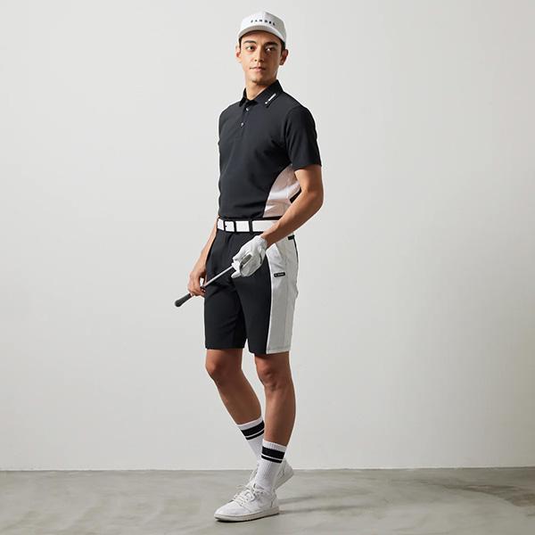 バンデル SIDE PANEL SWITCH HALF PANTS ゴルフウェア メンズ ハーフ パンツ ショートパンツの画像