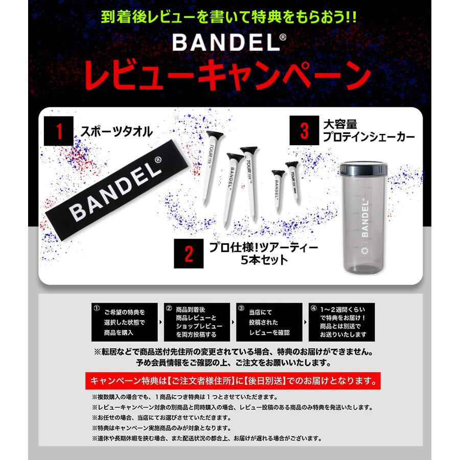 BANDEL（バンデル） ゴルフ キャップ LETTERING CONCEPT DRY CAP WHITE
