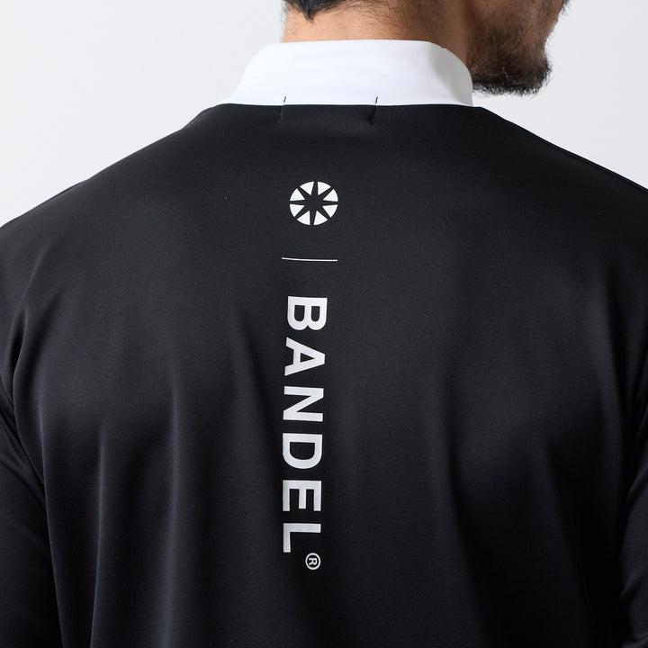 BANDEL バンデル ゴルフ ウェア バイカラー 長袖 モックネック BICOLOR