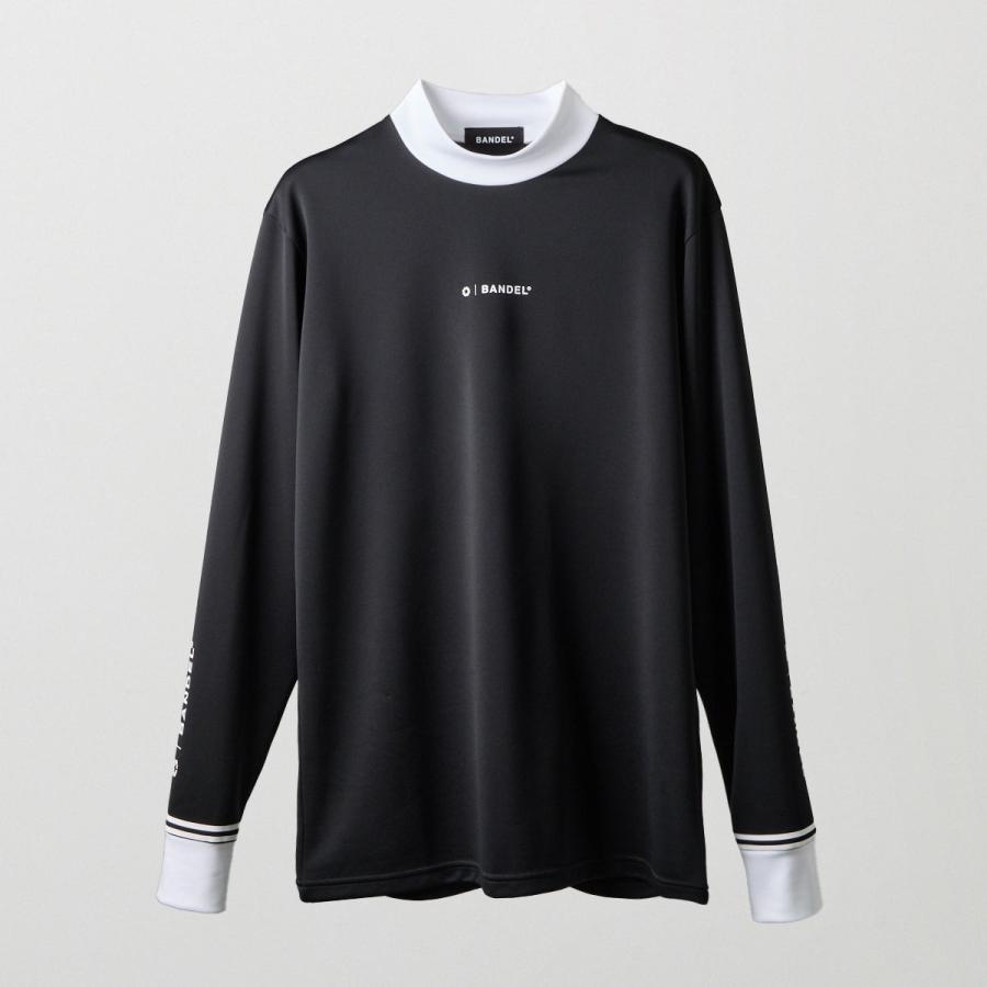 BANDEL（バンデル） ゴルフ ウェア バイカラー 長袖 モックネック