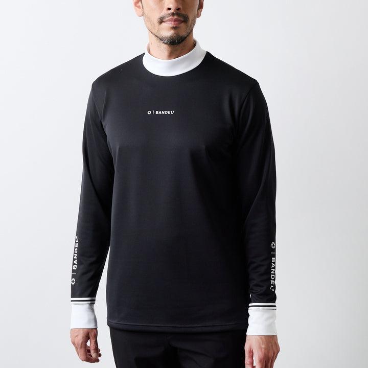 BANDEL バンデル ゴルフ ウェア バイカラー 長袖 モックネック BICOLOR