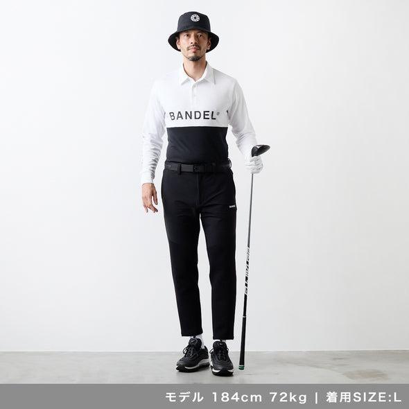 BANDEL（バンデル） ゴルフ ウェア 長袖 ポロシャツ CHEST SWITCH L/S