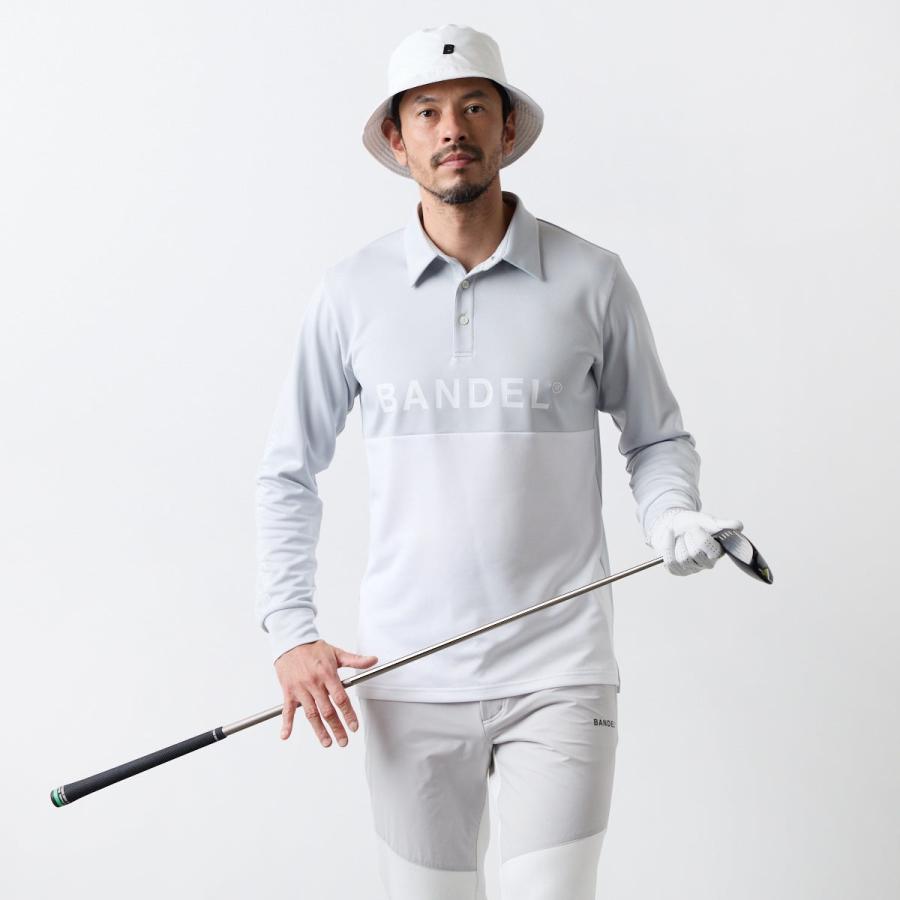 BANDEL（バンデル） ゴルフ ウェア 長袖 ポロシャツ CHEST SWITCH L/S