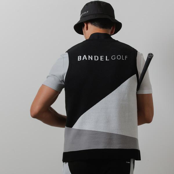 BANDEL（バンデル） SWITCH V-NECK KNIT VEST ゴルフ ウェア ベスト