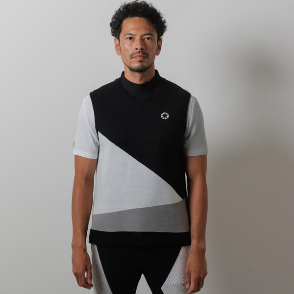 BANDEL（バンデル） SWITCH V-NECK KNIT VEST ゴルフ ウェア ベスト