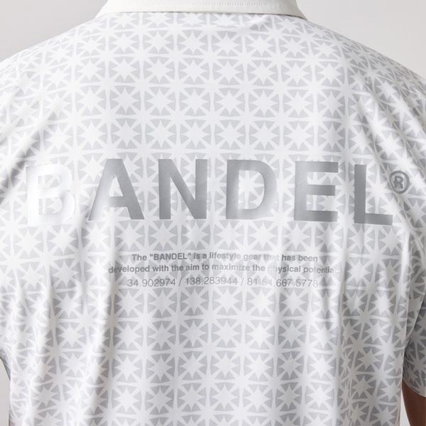 BANDEL（バンデル） ゴルフ ウェア BICOLOR CREST ALLOVER 半袖 POLO