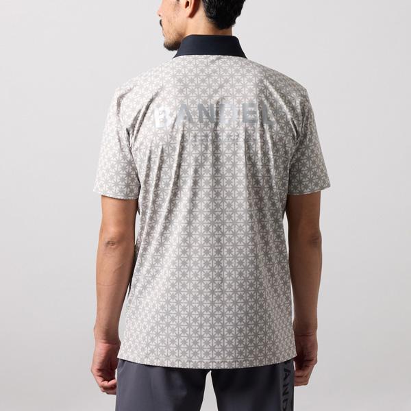 BANDEL（バンデル） ゴルフ ウェア BICOLOR CREST ALLOVER 半袖 POLO