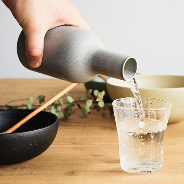 信楽焼 陶器 BORUTO 360ml ウォーターサーバー フラワーベース 明山