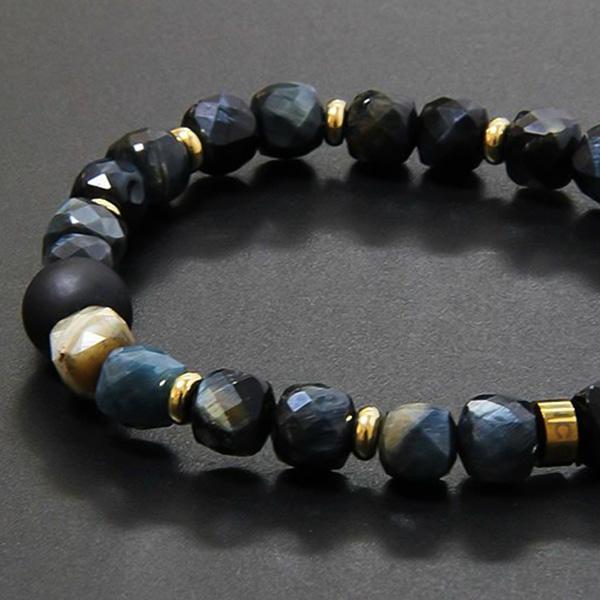 COLANCOLAN コランコラン ＦＯＲＣＥ3 角 ブルータイガーアイ FORCE（COLANCOLAN） コランコラン COLANCOLAN FORCE 3 8mm