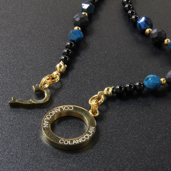 COLANCOLAN ブラック ネックレス COLANCOLAN コランコラン FORCE 5 4ミリ ブラックスピネル