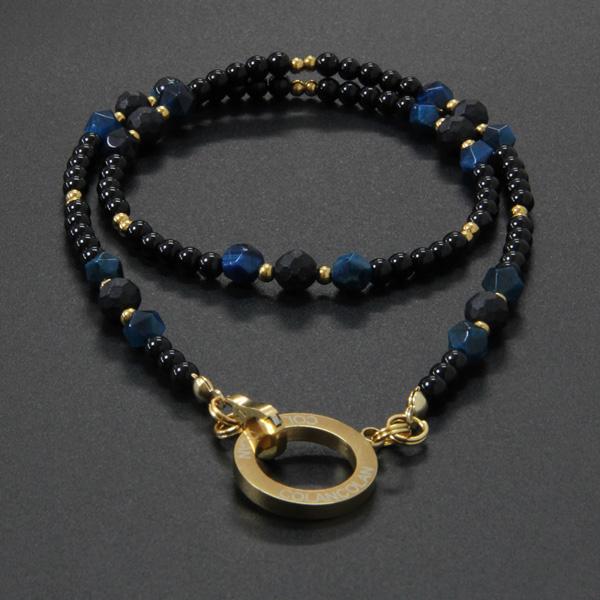 コランコラン FORCE 5 ネックレス ブラックストーン マイナス