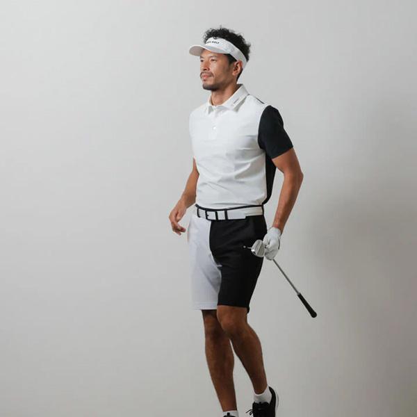 BANDEL（バンデル） BASIC COMBINATION S/S POLO SHIRTS ゴルフ ウェア