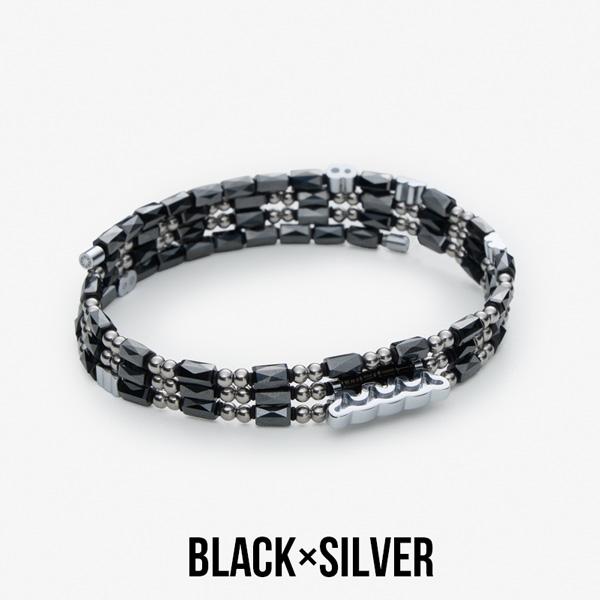 BANDEL バンデル 磁気ネックレス ブラック シルバー BANDEL（バンデル） ネックレス バンデル×muta Healthcare Planet Wave