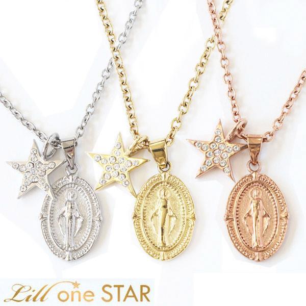 金属アレルギー対応 ネックレス Lill one STAR リルワンスター SUS304