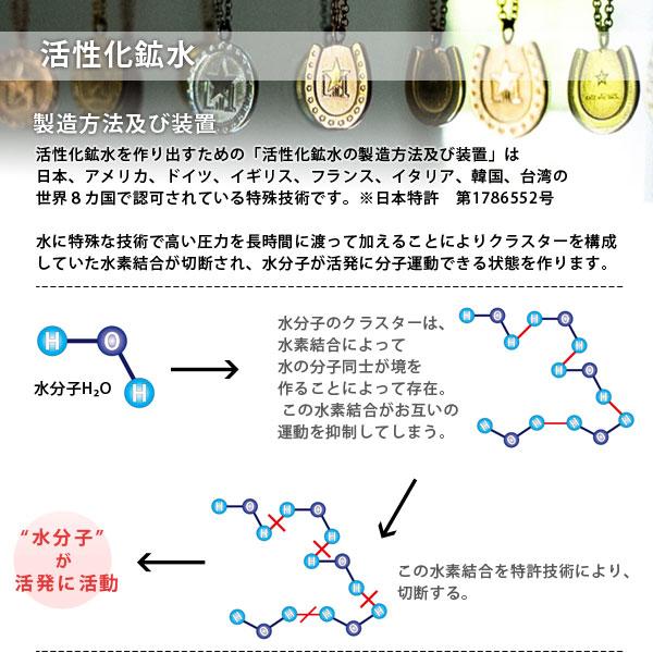 金属アレルギー対応 ネックレス Lill one STAR リルワンスター AiM4 K18 50cm アクセサリー スポーツ 活性化鉱水｜asiantyphooon｜14