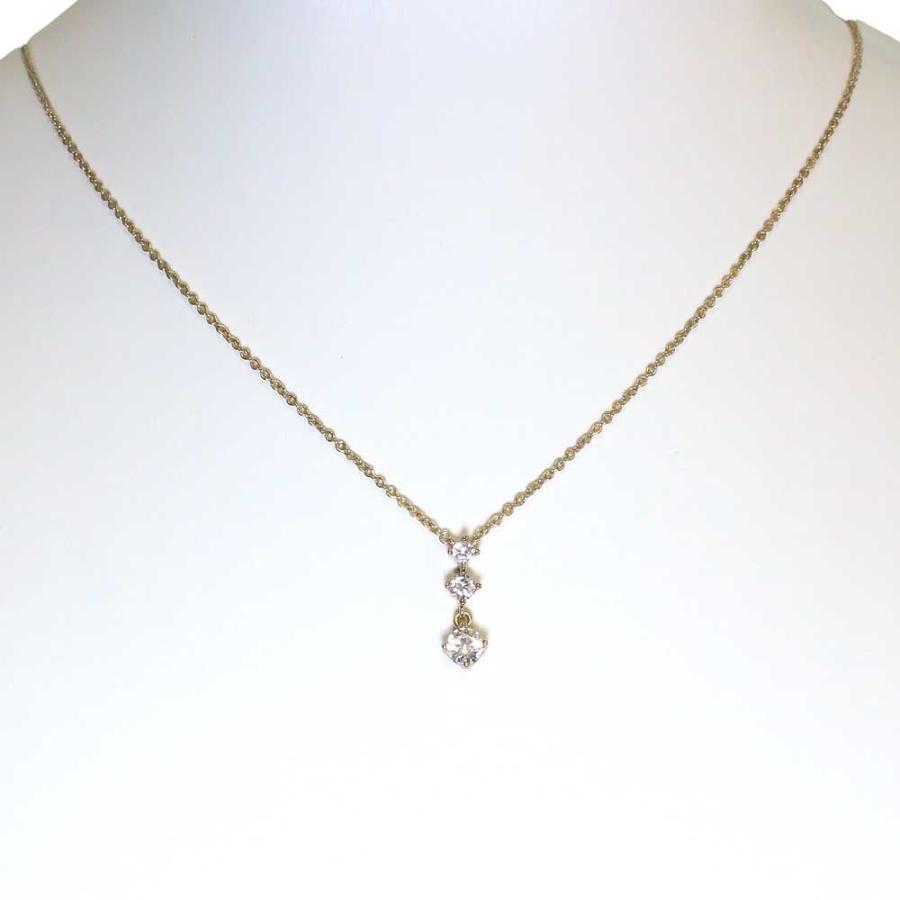 MWJ TOKYO 磁気ネックレス 女性用 おしゃれ 3ストーン シルバー 誕生石