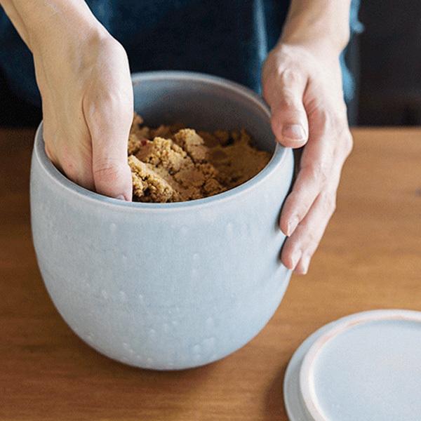 信楽焼 陶器 ぬか壺 食器 明山陶業 ぬか床 漬物 容器 爆買 : AORA