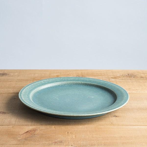 信楽焼 陶器 リムプレート Lサイズ お皿 食器 明山陶業 プレゼント