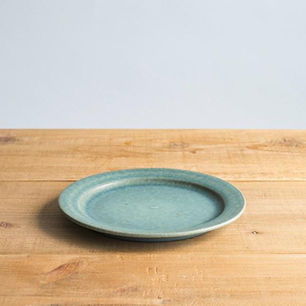 信楽焼 陶器 リムプレート Mサイズ お皿 食器 明山陶業 プレゼント