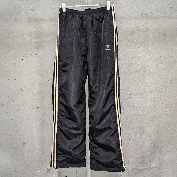 ブラックウィンドブレーカー トレーニング用 TAYUMAZ ウィンドブレーカー パンツ ブラック パープル 男女兼用