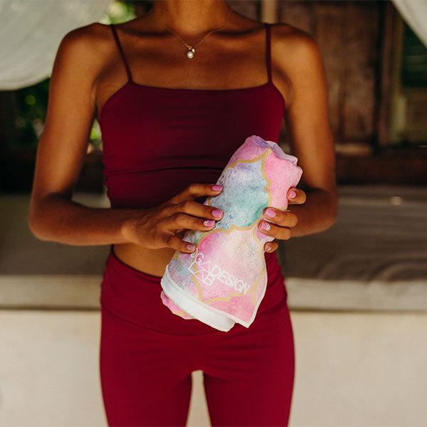 Yoga Design Lab（ヨガデザインラボ） ヨガマットタオル ヨガラグ 滑ら