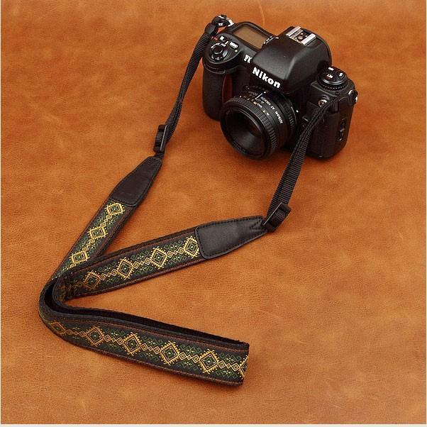 CAM in】一眼レフ ミラーレス一眼レフ 用 カメラネックストラップ モス