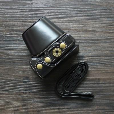 レザーカメラケース CANON EOS M6 mark2 対応 専用ケースでぴったり