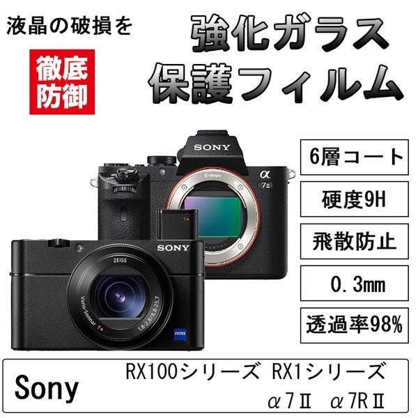 強化ガラス液晶保護フィルム Sony DSC-RX100シリーズ DSC-RX1シリーズ