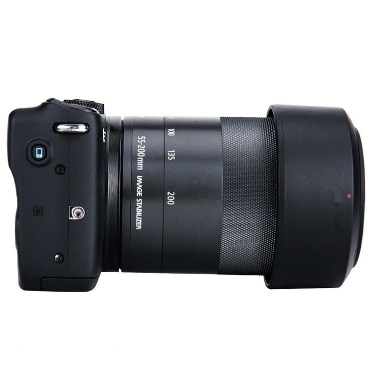 Canon レンズフード ET-54B 互換品 ミラーレス一眼レフ用交換レンズ EF-M55-200mm F4.5-6.3 IS STM 用｜asianzakka｜06