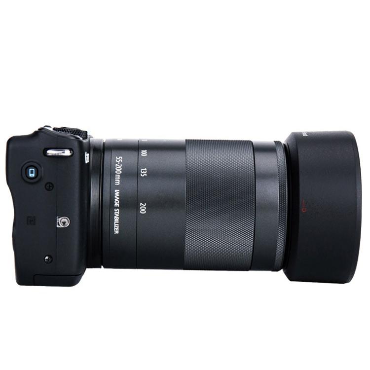 Canon レンズフード ET-54B 互換品 ミラーレス一眼レフ用交換レンズ EF-M55-200mm F4.5-6.3 IS STM 用｜asianzakka｜07