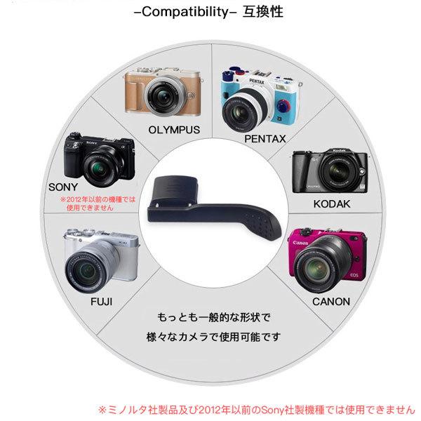 ミラーレス一眼レフ用 フィンガーグリップ ホットシューキャップ
