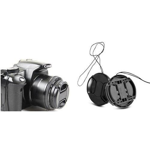 紛失防止ストラップホール付き】インナー式 レンズキャップ 52mm 用