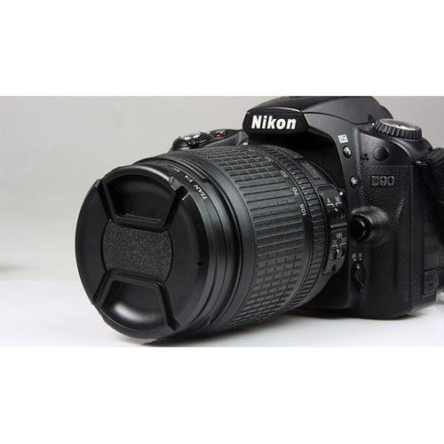 紛失防止ストラップホール付き】インナー式 レンズキャップ 52mm 用