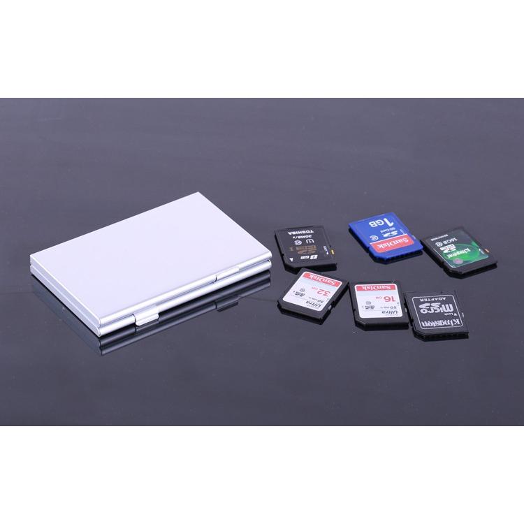 メモリーカードケース SDカード6枚対応 カードケースタイプ 軽くて