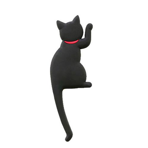 可愛い猫ちゃんの マグネットフック 自由に曲がってフックを作れる