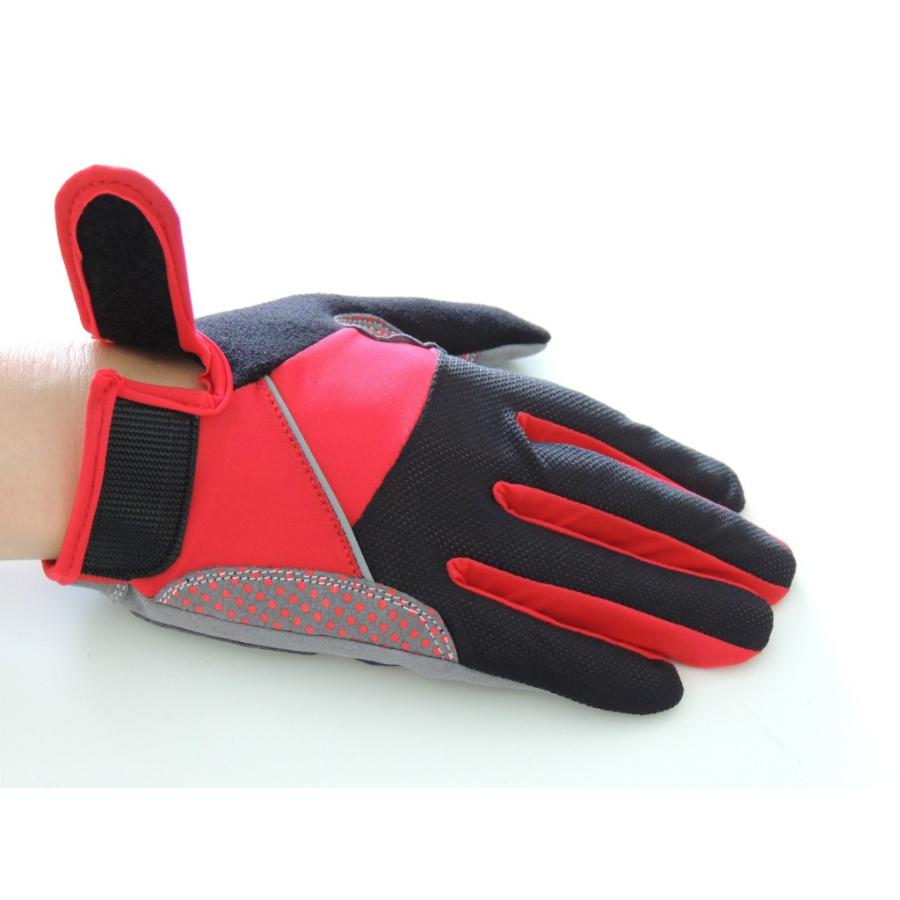 サイクルグローブ 夏用ロングフィンガー自転車用手袋 サイクリング