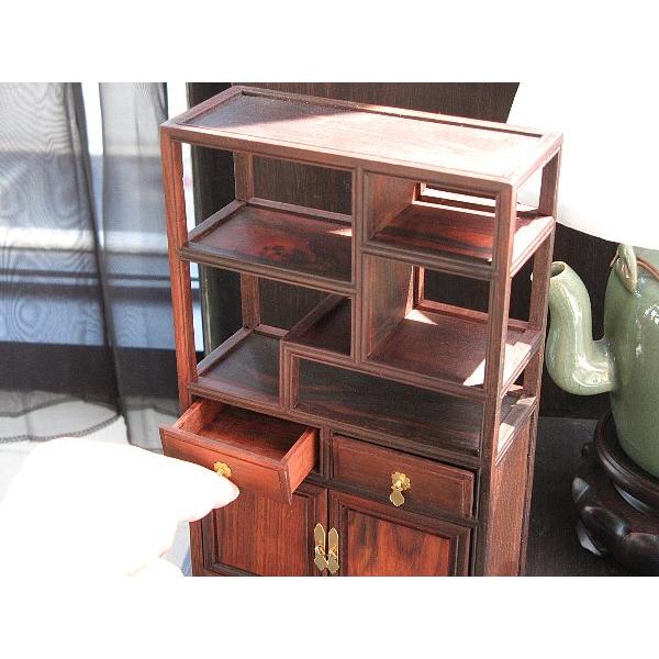 ミニチュア 中国家具 酸枝 多宝格 シノワズリー : 亜細亜茶プロ
