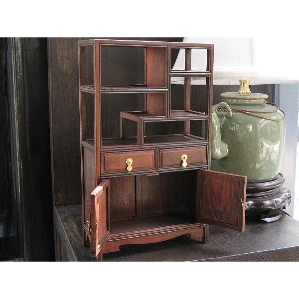 ミニチュア 中国家具 酸枝 多宝格 シノワズリー : 亜細亜茶プロ