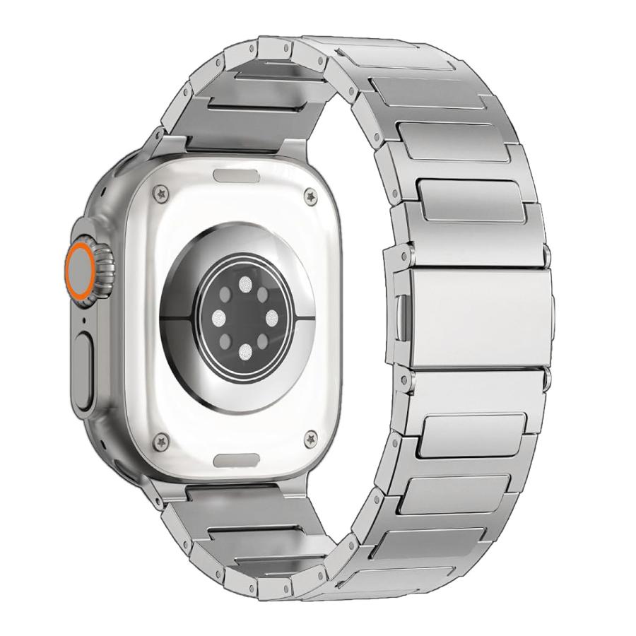 Apple Watch Ultra 2 1 バンド チタン 49mm 45mm 44mm 42mm アップル