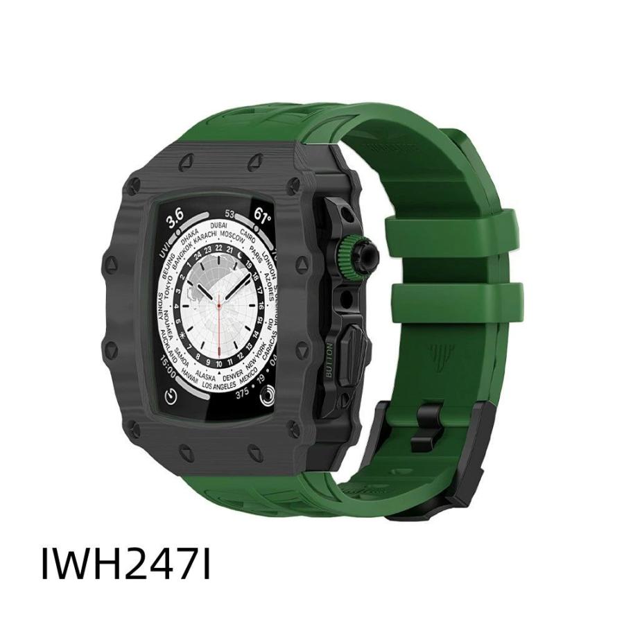 送料無料 apple watch バンド ステンレス バンド  Apple Watch 8 バンド ステンレス   Apple Watch series8  6  45mm  炭素繊維一体型 バンド 交換用バンド  レの画像