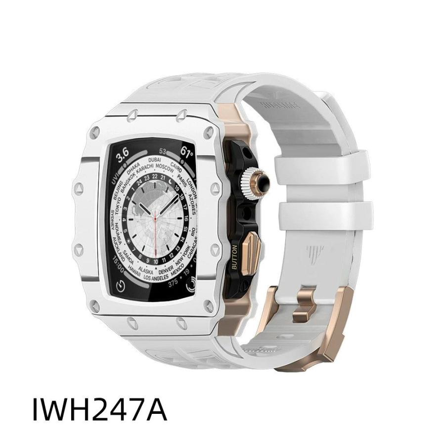 送料無料 apple watch バンド ステンレス バンド  Apple Watch 8 バンド ステンレス   Apple Watch series8  6  45mm  炭素繊維一体型 バンド 交換用バンド  レの画像