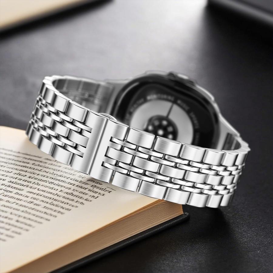 ❣️007 腕時計ベルト　ステンレス20mm カスタム用 Galaxy Watch 8 Classic バンド ステンレス 7連 カスタム ギャラクシー