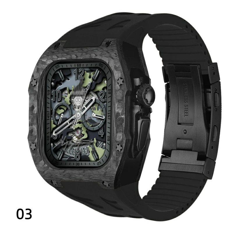 送料無料 Apple watch ultra2 一体型バンド Apple Watchの改造 オールインワンバンド インサートドリル Apple Watch ultra バンド 交換用バンド iwatch Ultra3の画像