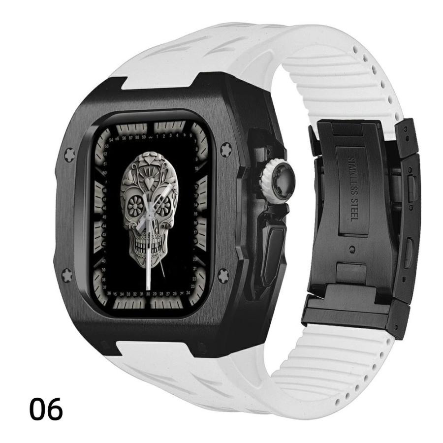 送料無料 Apple watch ultra2一体型バンド Apple Watchの改造オールインワンバンド インサートドリル Apple Watch ultra 交換用バンド iwatch Ultra3 チタン合金の画像
